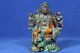 Antique Late Ming Dynasty Chinese Sancai Glazed Ceramic Figure Guanyin 17th