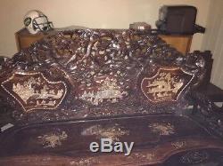 Antique mother of peral Chinese furniture
