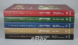 Art Books Survey of Chinese Ceramics Porcelain Set of 5 Volumes