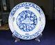 Chinese Wanli Blue And White Peony Ming Dish With Provenance 16th C