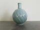C. 20th Vintage Chinese Celadon Pumpkin Shape Porcelain Vase In Ancient Style