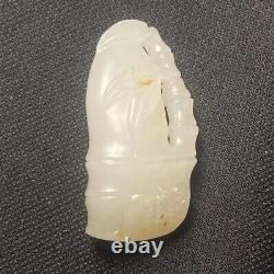 Certified 100% Natural Chinese Hetian jade Bamboo joint. Pendants Necklaces