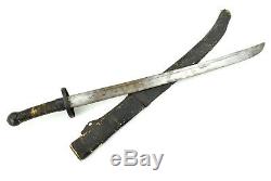 Chinese 19th C. To Boxer Rebellion Dao Battle Sword