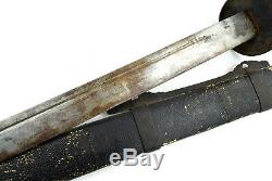 Chinese 19th C. To Boxer Rebellion Dao Battle Sword