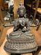Chinese Antique Tibetan Bronze Buddha Figure Qing China Asian