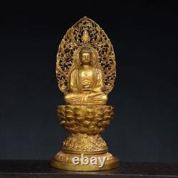Chinese Antiques bronze gilded Shakyamuni Buddha statues