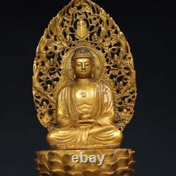 Chinese Antiques bronze gilded Shakyamuni Buddha statues