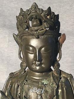 Chinese Bronze Statue Of Buddha