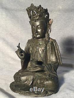 Chinese Bronze Statue Of Buddha