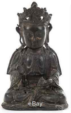 Chinese Bronze Statue Of Buddha Ming Dynasty