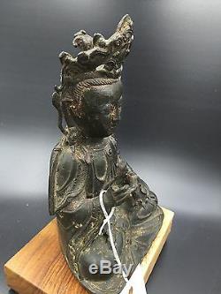 Chinese Bronze Statue Of Buddha Ming Dynasty