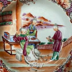 Chinese Canton Export Porcelain Bowl Plate dish 18th c