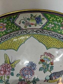 Chinese Canton Painted Enamel Enamelware 1800's