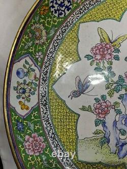 Chinese Canton Painted Enamel Enamelware 1800's