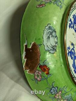 Chinese Canton Painted Enamel Enamelware 1800's