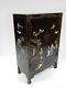 Chinese Chinoiserie Cabinet With Applied Stone Carvings. 36