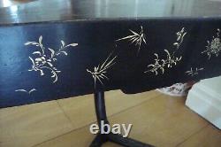 Chinese Chinoiserie Lacquered Table Circa 1900