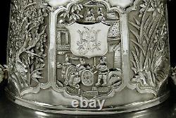 Chinese Export Silver Bowl c1885 LUEN WO