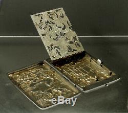 Chinese Export Silver Box Vinegarette c1820 Cumshing