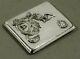 Chinese Export Silver Cigarette Box Signed