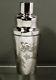 Chinese Export Silver Cocktail Shaker Dragon Clutching Pearl Signed