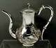 Chinese Export Silver Coffee Pot C1890 Signed Dragon & Pearl