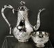 Chinese Export Silver Coffee Set C1890 Signed Hand Crafted