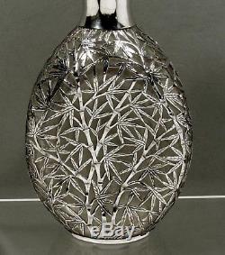 Chinese Export Silver Decanter TAIPING SOLID SILVER 10 INCHES