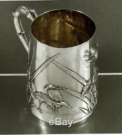 Chinese Export Silver Mug c1890 Wihg Nam