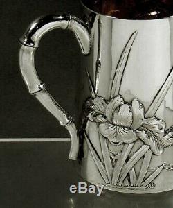 Chinese Export Silver Mug c1890 Wihg Nam