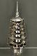 Chinese Export Silver Pagoda Statue C1890 Signed Chinese Characters