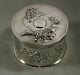 Chinese Export Silver Tea Caddy Tea Box C1890 Signed