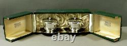 Chinese Export Silver Tea Set SIGNED IN CASE