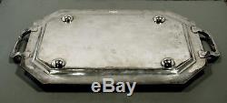 Chinese Export Silver Tea Set Tray c1890 NANKING SILVER 74 OUNCES
