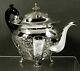 Chinese Export Silver Teapot C1890 Tea Ceremony Signed