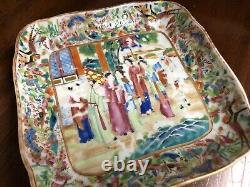 Chinese Famille Rose Canton Plate