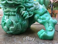 Chinese Feng Shui Lucky Lion Foo Dogs Statue 65H x 9w x 65D
