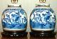 Chinese Ginger Jar Lamps Blue & White Porcelain Qilin Foo Dog One Or Pair 2g