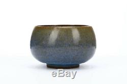 Chinese Jun Ware Purple Splashed Blue Glazed Bowl