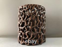 Chinese Natural Bamboo Hand-carved Exquisite Brush Pots 6895