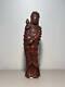 Chinese Natural Boxwood Handcarved Exquisite Guanyin Statue 10155