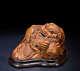 Chinese Natural Huanghuali Hand-carved Auspicious Beast Incense Burners 3978