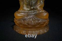 Chinese Old Beijing Glaze Handmade Exquisite Statue 41231