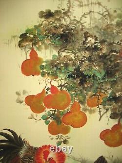 Chinese Painting Scroll Full of wealth and good luck By Wang Xuetao