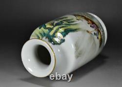 Chinese Pastel Porcelain Handmade Exquisite Pattern Vases 55655
