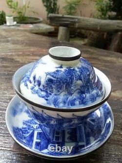 Chinese Porcelain Kangxi Tea Cup Blue&White Teacup with Marked