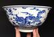 Chinese Qing Dynasty Marked Imperial Kangxi 1662-1722 Blue & White Dragon Bowl
