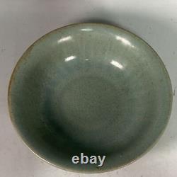 Chinese Ru Porcelain HandPainted Exquisite Lotus Bowl 8971