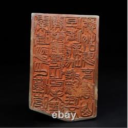 Chinese Shoushan Stone Seal /Stamp w Scholars in Mountain