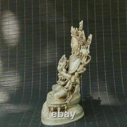 Chinese Silver Copper Handmade Thousand-hand Bodhisattva Statue 0047